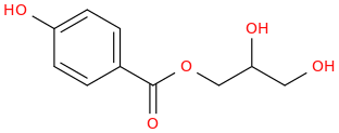 2,3-dihydroxy propyl 4-hydroxy Benzoate