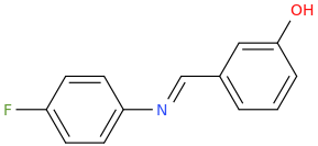 3-{(E)-[(4-fluorophenyl)imino]methyl}phenol