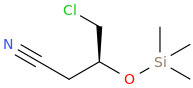 (3S)-4-Chloro-3-[(trimethylsilyl)oxy]butanenitrile