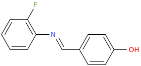 4-{(E)-[(2-fluorophenyl)imino]methyl}phenol