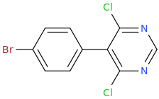 5-(3-bromophenyl)-4,6-dichloropyrimidine