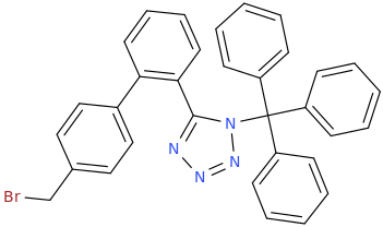 5-[4_-(Bromomethyl)-1,1_-biphenyl-2-yl]-1- triphenylmethyl-1H-tetrazole