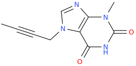 7-(But-2-yn-1-yl)-3-methyl-1H-purine-2,6(3H,7H)- dione