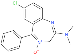 7-Chloro-2-(dimethylamino)-5-phenyl3H-benzo[e] [1,4]diazepine 4-oxide