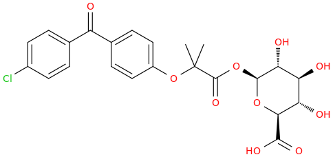 Fenofibric acid Acyl- B-D glucuronide