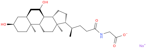 Glycochenodeoxycholic acid sodium salt