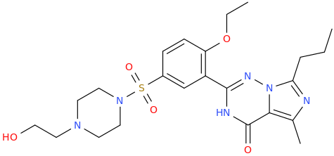 Hydroxyethyl vardenafil