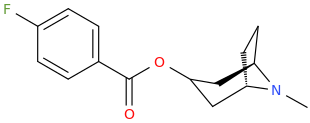 Pseudotropine 4-fluorobenzoate