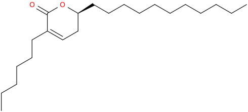 (S)-3-Hexyl-5,6-dihydro-6-undecyl-2H-pyran-2-one