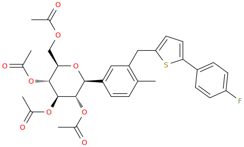 Tetra acetyl Canagliflozin