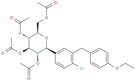 Tetra acetyl Dapagliflozin